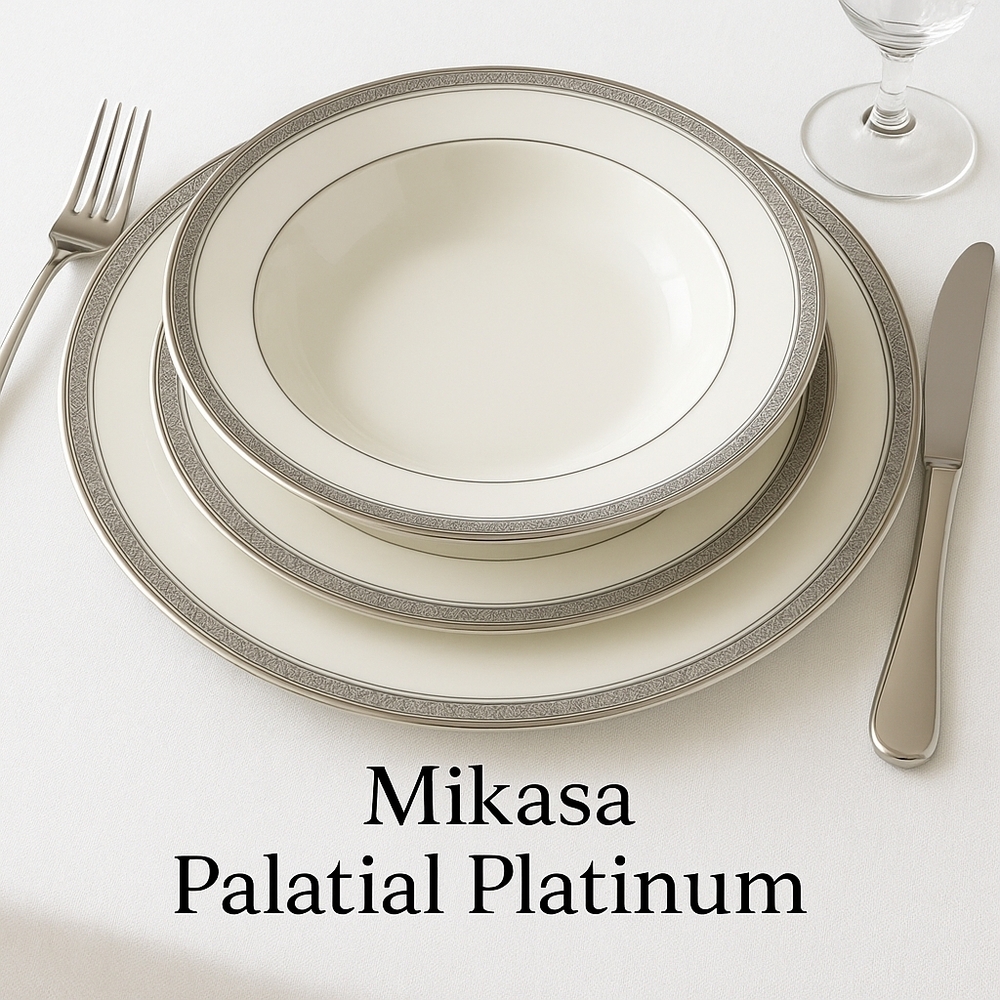 Mikasa Palatial Platinum China Place Setting for 2 – 6 Pc